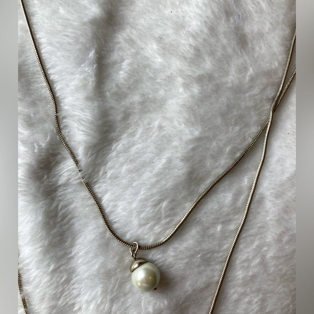 White House‎ Black Market Convertible Necklace with Faux Pearls - Picture 8 of 9